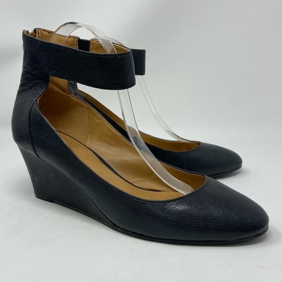 Nine West Shoes - Nine West Black Mary Jane Platform Wedge Heels